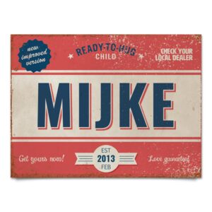 rood-blauw-wit koenmeloen naamoborden