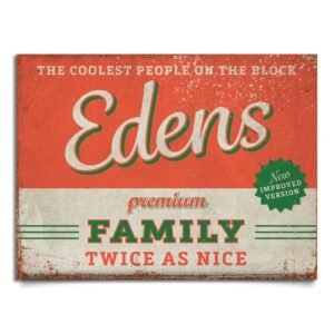 naambord-Edens-groen-rood van koenmeloen