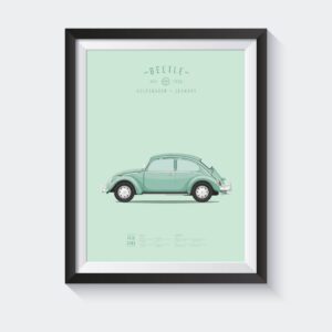 koenmeloen-classic-car-illustration vw kever
