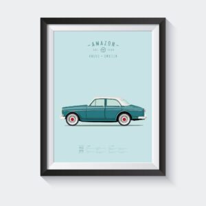 koenmeloen-ode-to-classic-cars poster volvo amazon
