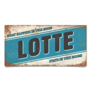 Naambord-Lotte-wit-blauw-zwart-koenmeloen