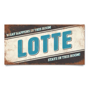 Naambord-Lotte-zwart-blauw-wit-koenmeloen