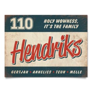 Naambord-Hendriks-voordeur-blauw-rood-wit-koenmeloen