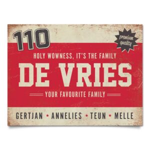 Naambord-de-Vries-voordeur-rood-wit-zwart-koenmeloen