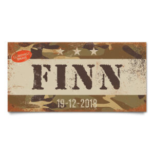 naambord-finn-bruin-bruine-text-leger-army-koenmeloen-