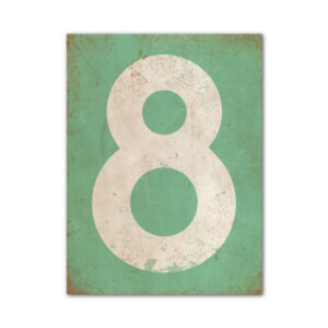 koenmeloen-huisnummer-bord-staand-type-1-mint-groen-wit