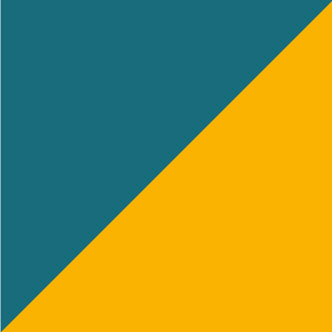 Naambordje voordeur Schipper – Petrol-Blue Geel