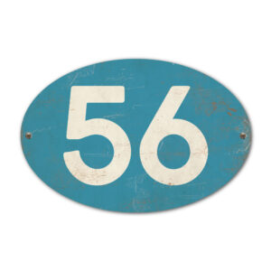 Koenmeloen-Huisnummer-bord-ovaal-baluw-wit