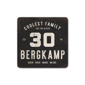 Naambord-Bergkamp-koenmeloen-zwart-wit