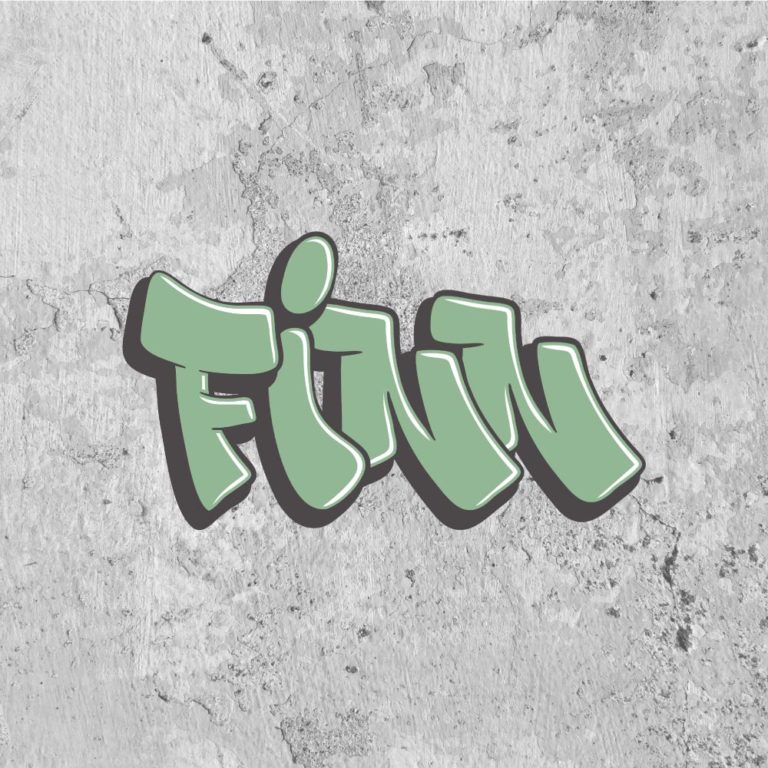 Koenmeloen Wild-Style-Letters-Pale-Green-Finn