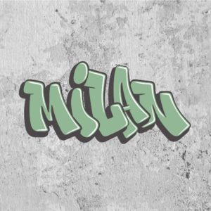 Koenmeloen Wild-Style-Letters-Pale-Green-Milan