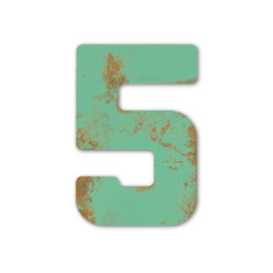 Los huisnummer type 1 - Mint