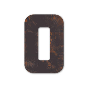 Los huisnummer type 1 - Antraciet